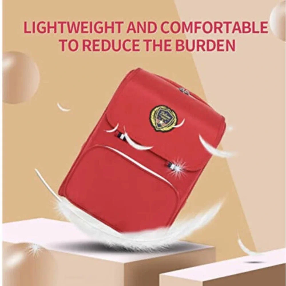 NIB -Kids BACPACK orthopedic EuropeanDelune Backpack Sale RED